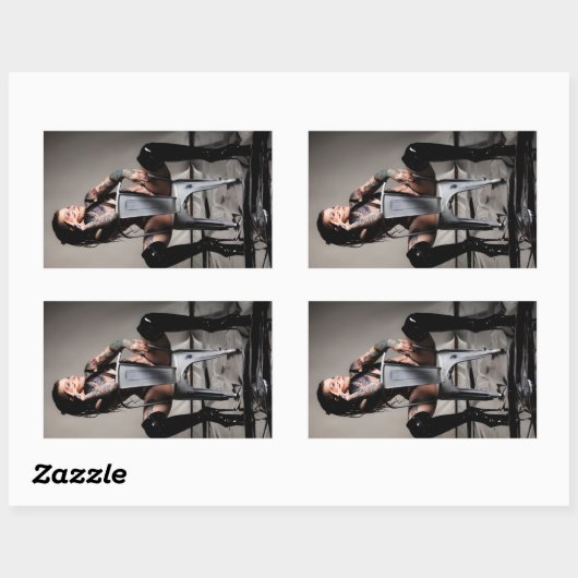 Ms. Velvet Revolver Brand Logo 2025 Rechthoekige Sticker (Vel)