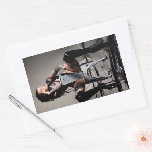 Ms. Velvet Revolver Brand Logo 2025 Rechthoekige Sticker (Envelop)