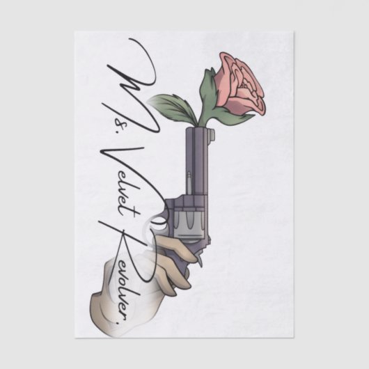 Ms. Velvet Revolver Brand Logo 2025 Tissuepapier (Voorkant)