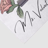 Ms. Velvet Revolver Brand Logo 2025 Tissuepapier (Detail)