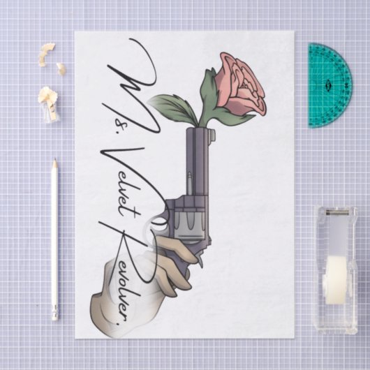 Ms. Velvet Revolver Brand Logo 2025 Tissuepapier (Craft)