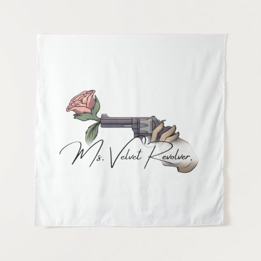 Ms. Velvet Revolver Brand Logo 2025 Wandkleed (Voorkant)