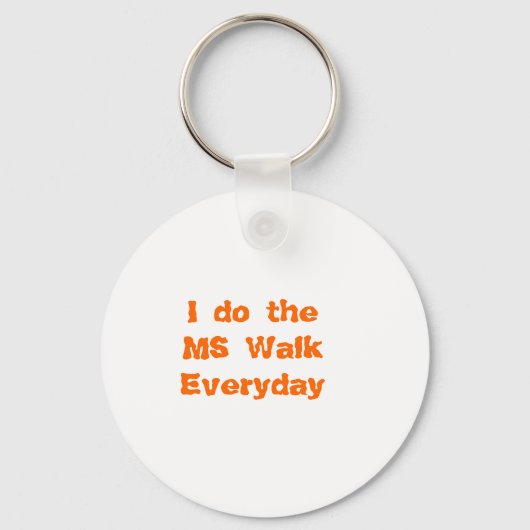 MS Walk Dagelijks Sleutelhanger (Voorkant)