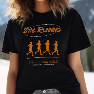 MS Warrior, Multiple Sclerose Fighter Runner Gift Tri-Blend Shirt