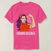 MS Warrior niet breekbaar T-shirt (Design voorkant)