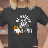 MS warrior, sinaasappel lint mountainbike, spoonie T-shirt