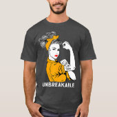 MS Warrior Unbreekbare multiple sclerose T-shirt (Voorkant)