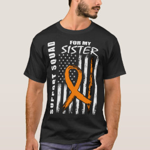 MS Zus Multiple Sclerose Bewustzijn VS Vlag Fa T-shirt