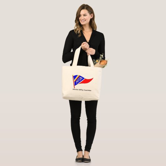 MSA-logo Grote Tote Bag (Voorkant (model))