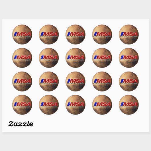 MSA Ronde Sticker (Vel)