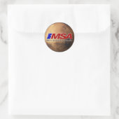 MSA Ronde Sticker (Tas)