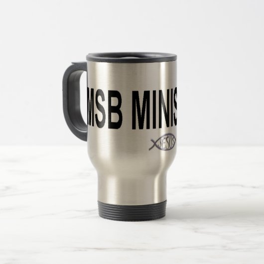 MSB Ministeries van Reis Mug Reisbeker (Voorkant links)
