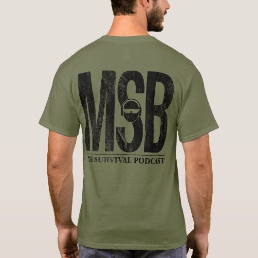 MSB volledig terug T-shirt (Achterkant)