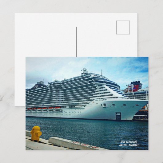 MSC Cruise Briefkaart (Voorkant / Achterkant)