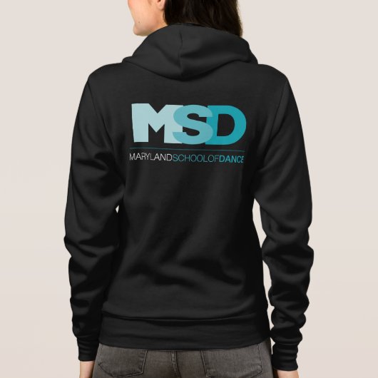 MSD Zip-up Hoodie (Achterkant)