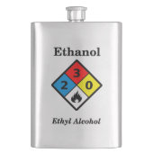 MSDS-waarschuwing voor ethanol Flacon (Voorkant)