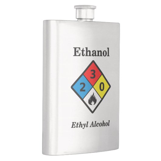 MSDS-waarschuwing voor ethanol Flacon (Rechts)