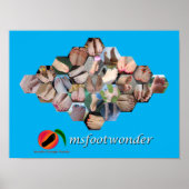 msfootwonder Feet Collage Poster (Voorkant)