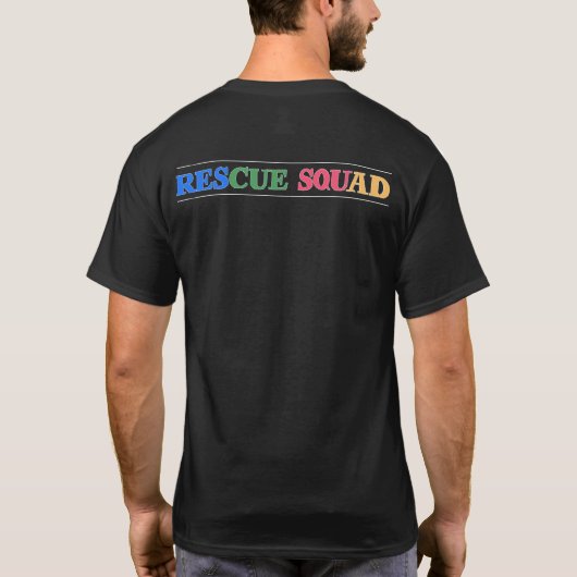MSG 2019 Rescue Squad - Mannen kloonletters BK T-shirt (Achterkant)