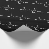 MSG Mononatrium glutamaat Molecule Chemische formu Cadeaupapier (Hoek)