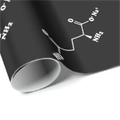 MSG Mononatrium glutamaat Molecule Chemische formu Cadeaupapier (Rol Hoek)