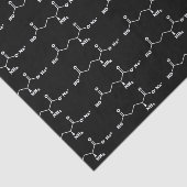 MSG Mononatrium glutamaat Molecule Chemische formu Tissuepapier (Detail)