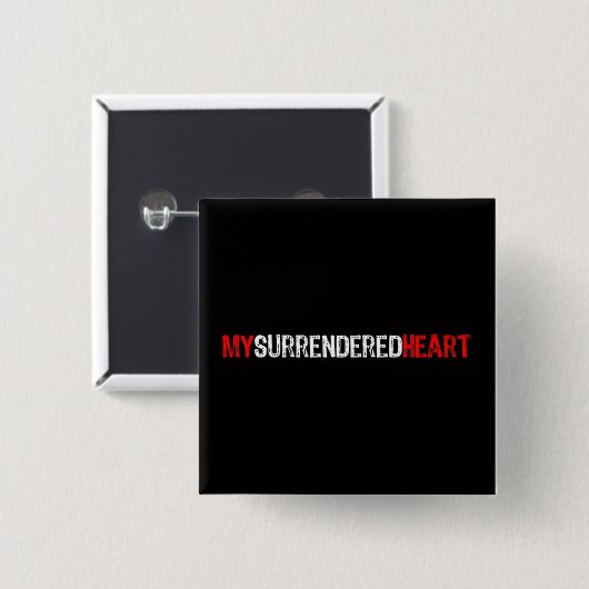 msh vierkant vierkante button 5,1 cm (Voorkant /achterkant)