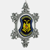 MSHP TIN SNEEUWVLOK ORNAMENT (Links)