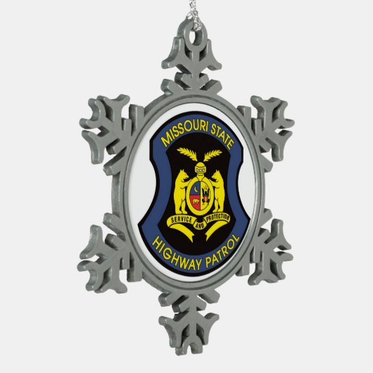 MSHP TIN SNEEUWVLOK ORNAMENT (Links)