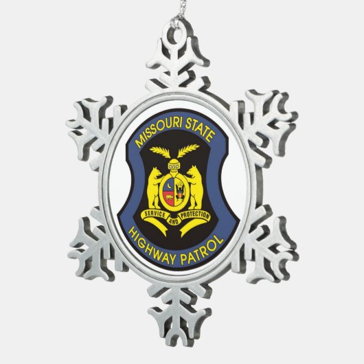 MSHP TIN SNEEUWVLOK ORNAMENT (Rechts)