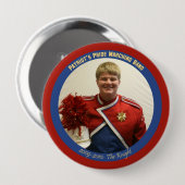 MSHS-2452 RONDE BUTTON 4,0 CM (Voorkant /achterkant)