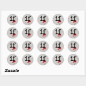MSI "IF"-Stickers Ronde Sticker (Vel)