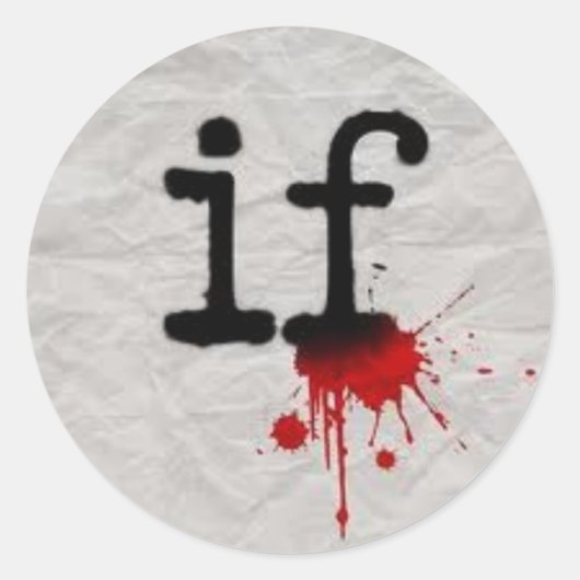 MSI "IF"-Stickers Ronde Sticker (Voorkant)