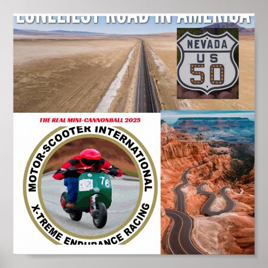 MSILSF 2025 MINI-CANNONBALL EVENT POSTER (Voorkant)