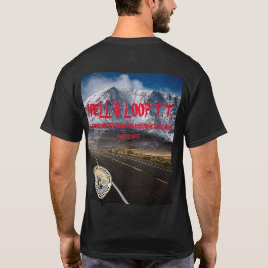 MSILSF Official Hell's Loop 2017 "T" T-shirt (Achterkant)