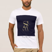 MSK vavy & Gold T-shirt - Mooi design (Voorkant)