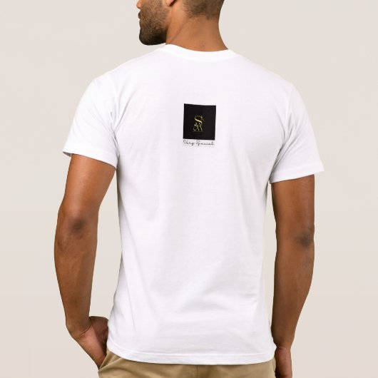 MSK vavy & Gold T-shirt - Mooi design (Achterkant)