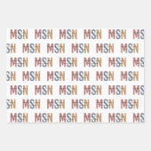 MSN Master of Science in het Afstuderen Verpleegku Inpakpapier Vel (Voorkant 3)