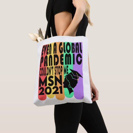 MSN Masters Science Nursing Nurse Afstuderen Gift  Tote Bag (Dichtbij)