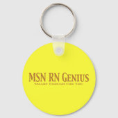 MSN RN Genius Gifts Sleutelhanger (Voorkant)