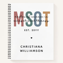 MSOT Master of Science in Occupational Therapy Notitieboek