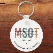 MSOT Master of Science in Occupational Therapy Sleutelhanger (Achterkant)