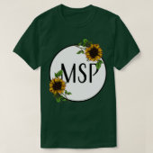 msp zonnebloem t-shirt (Design voorkant)