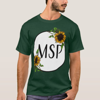 msp zonnebloem t-shirt