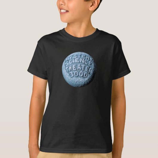 MST3K maan T-Shirt (zwart) (Voorkant)