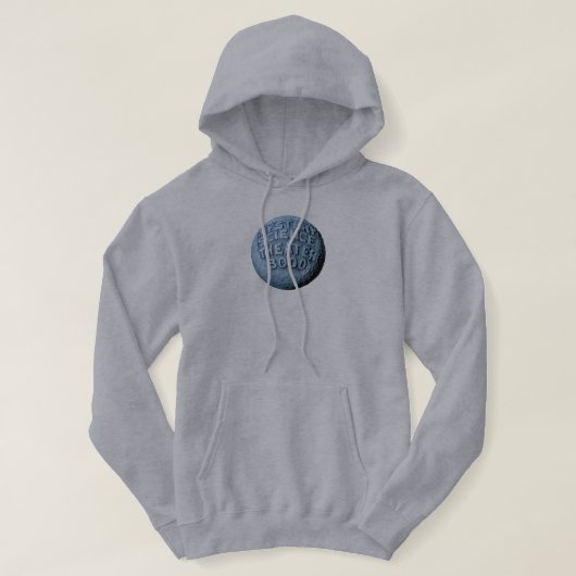MST3K Moon Hoodie (grijs) (Design voorkant)