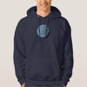 MST3K Moon Hoodie (marineblauw) (Voorkant)