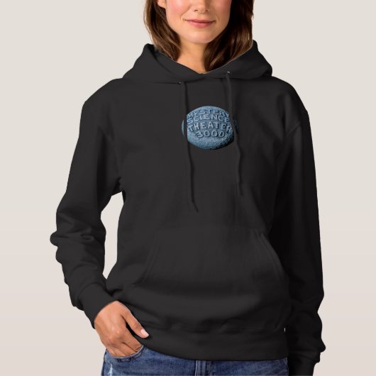MST3K Moon Hoodie (zwart) (Voorkant)
