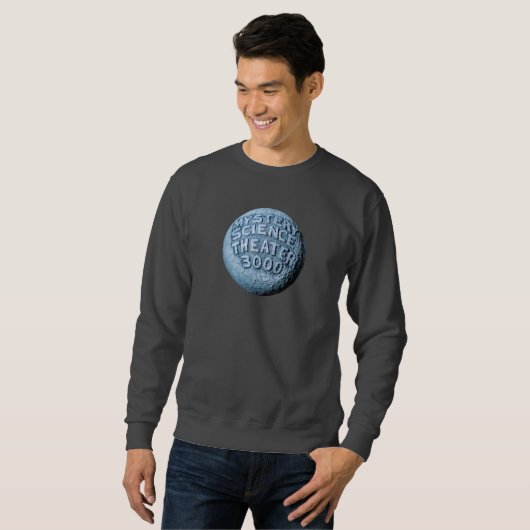 MST3K Moon Sweatshirt (Donkergrijs) (Voorkant volledig)