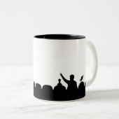 MST3K Silhouette-Mok Tweekleurige Koffiemok (Voorkant rechts)